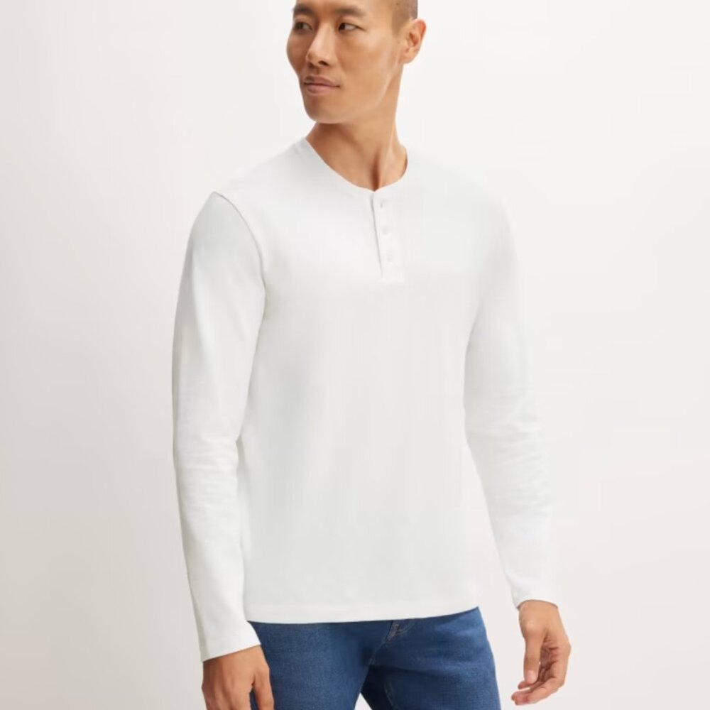 Everlane The Slub Long-Sleeve Henley
